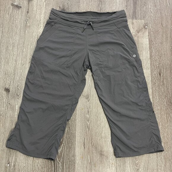 Lululemon‎ Womens Size 6 Pant Dance Studio Crop 27" Drawstring Joggers Gray - Picture 1 of 9